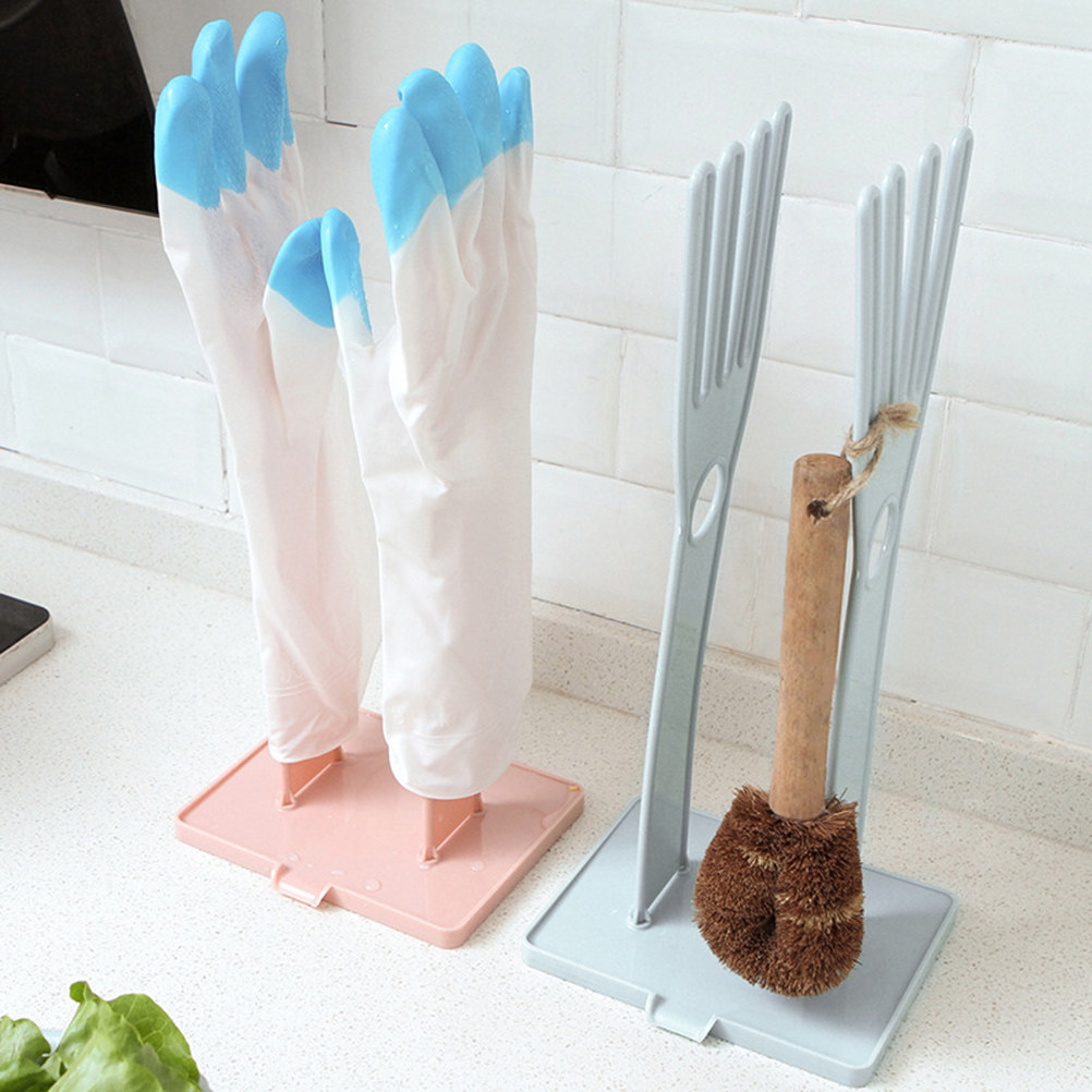 多機能排水ラック、ゴム手袋ホルダー、食器用クロス収納ラック、 - Dish Glove Rubber のレビューと価格