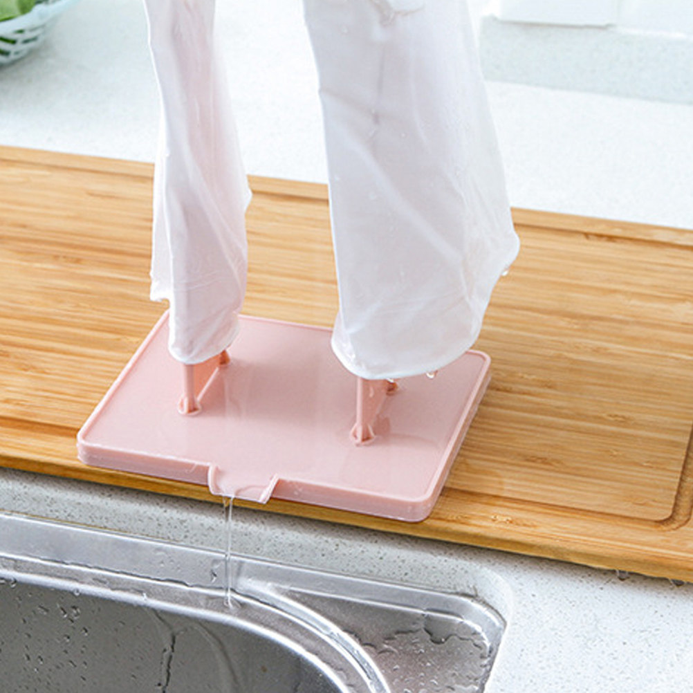 多機能排水ラック、ゴム手袋ホルダー、食器用クロス収納ラック、 - Dish Glove Rubber のレビューと価格