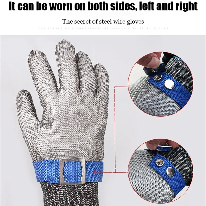 耐切創性ステンレス鋼手袋レベル 5 HPPE 手袋作業安全金 - Cut Resistant Glove のレビューと価格