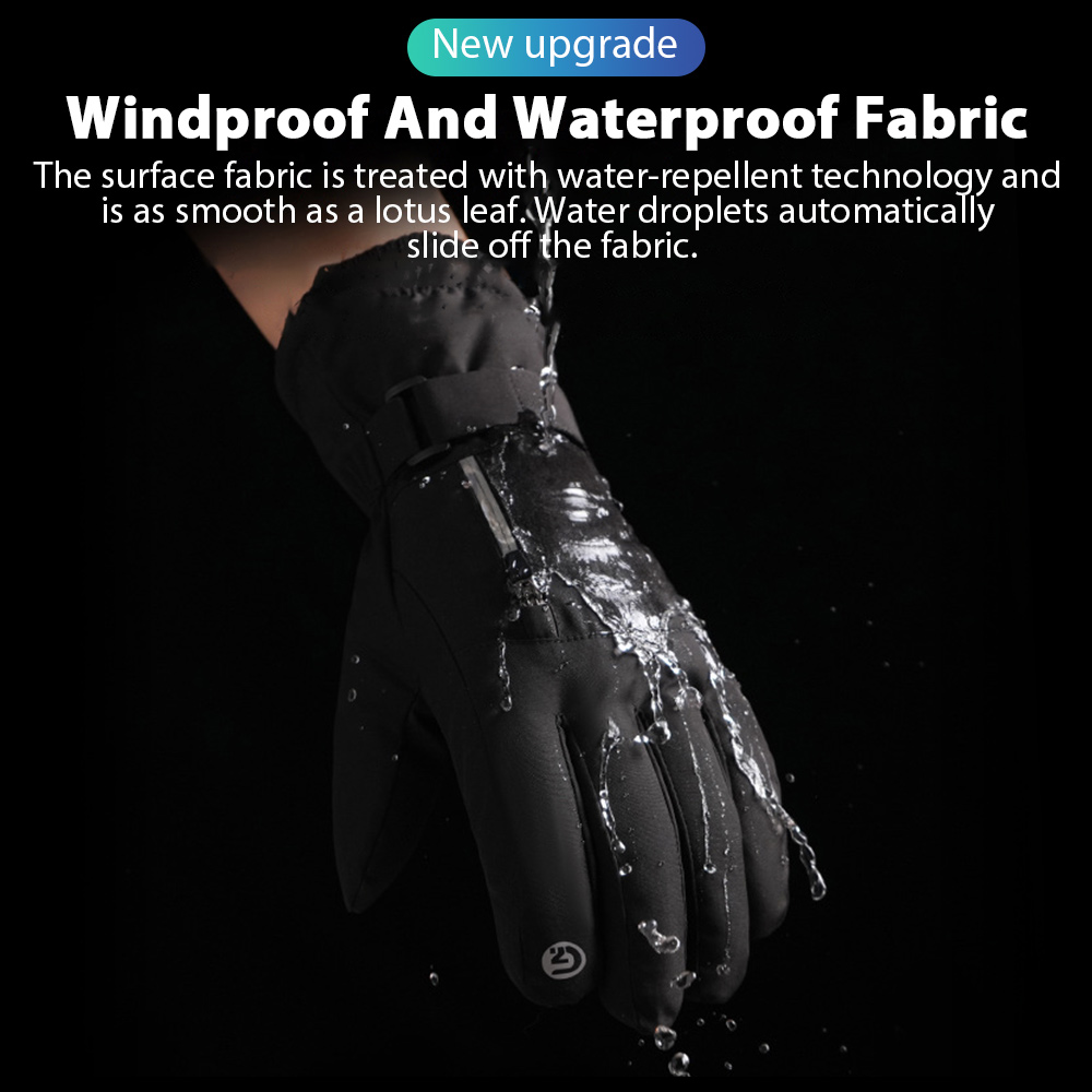 男性冬防水サイクリング手袋アウトドアスポーツランニングオート - Gardening Glove Waterproof のレビューと価格