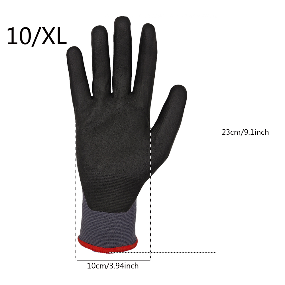 SAFETREE 10 ペア CE ナイロン安全手袋ニトリル - Nitrile Mechanic Glove のレビューと価格