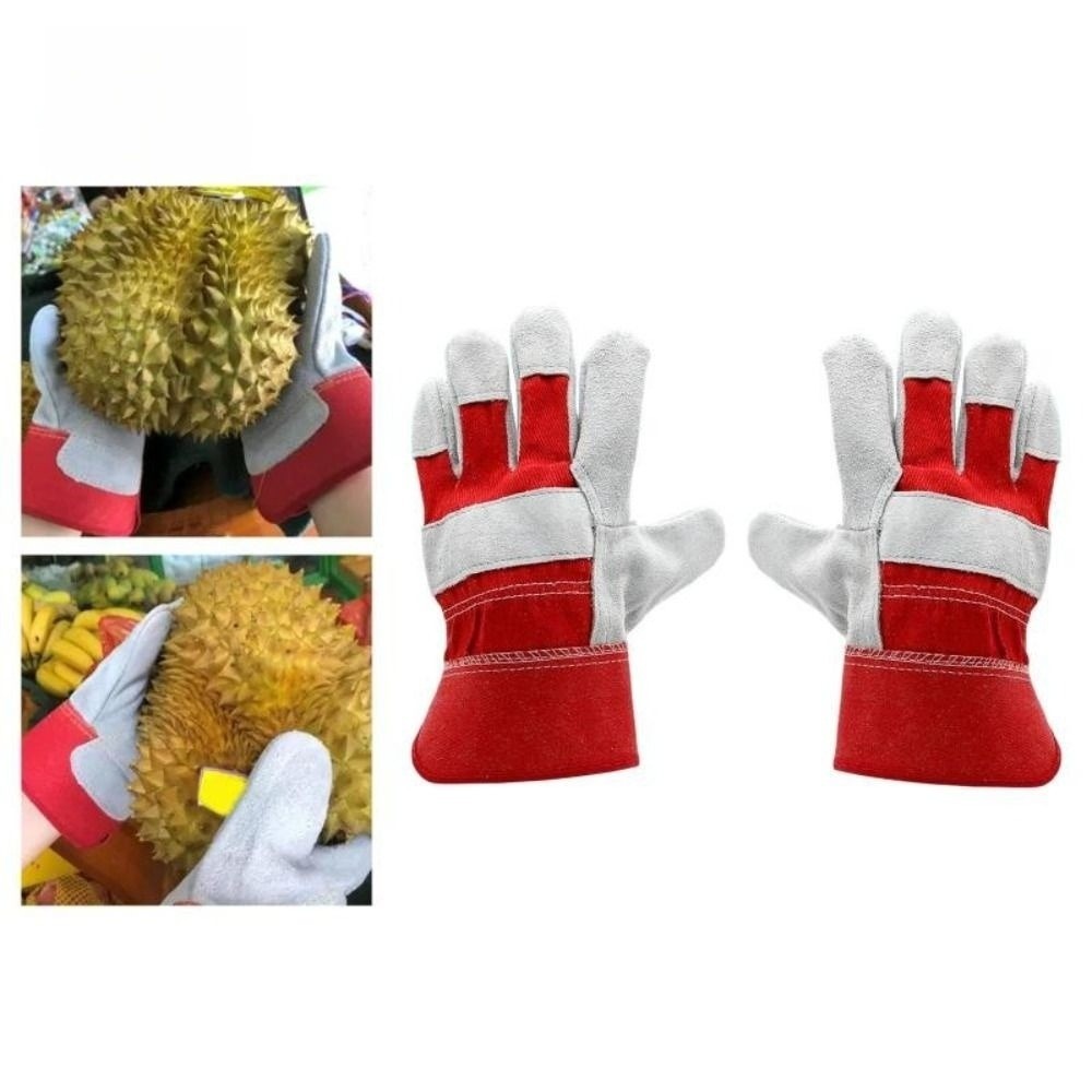 牛革製園芸用手袋 耐熱安全溶接用手袋 耐棘溶接用手袋 手のひ - Cut Resistant Glove のレビューと価格