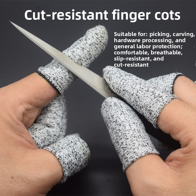 耐切創指カバー、労働保護用園芸耐切創指キャップ、耐摩耗性ピッ - Cut Resistant Glove のレビューと価格