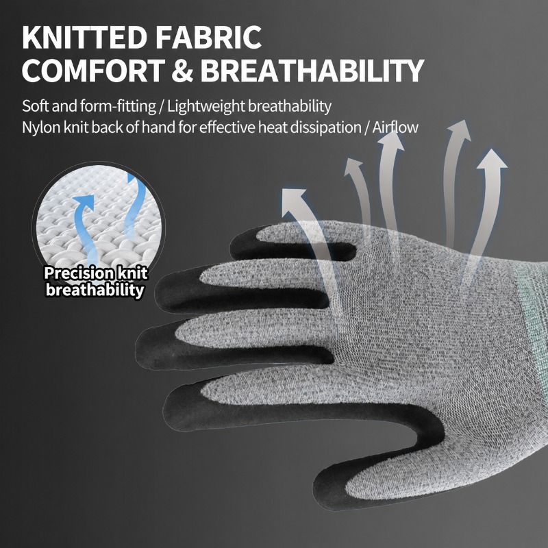 15ゲージポリエステルニトリルコーティング作業用手袋、耐油性 - Nitrile Mechanic Glove のレビューと価格