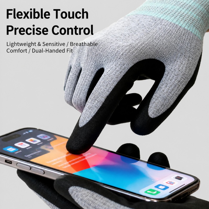 15ゲージポリエステルニトリルコーティング作業用手袋、耐油性 - Nitrile Mechanic Glove のレビューと価格