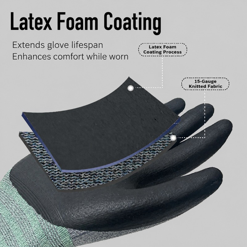 15ゲージポリエステルニトリルコーティング作業用手袋、耐油性 - Nitrile Mechanic Glove のレビューと価格
